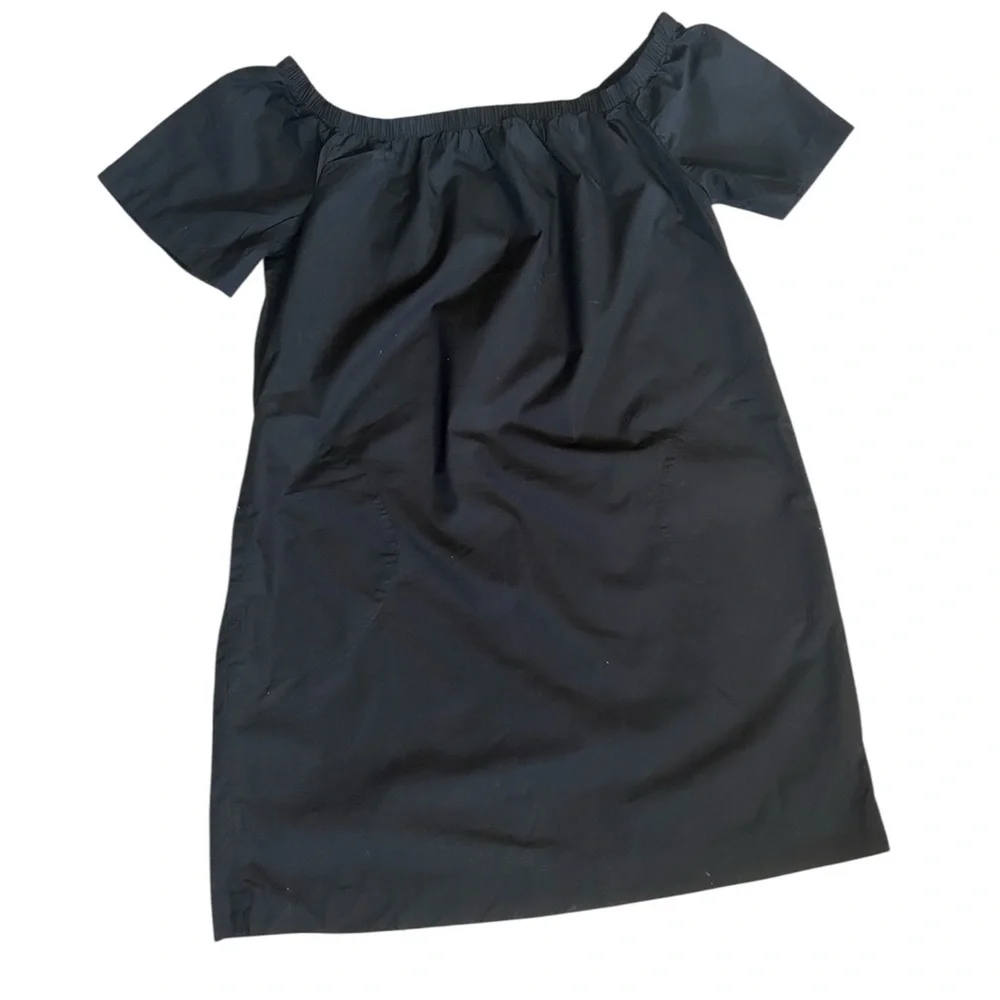 gap off shoulder dress Mixed Media Off-Shoulder Midi Dress